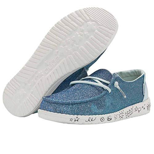 Hey Dude Wendy Youth - Girls Disco Azur Shoe Deals Outlet