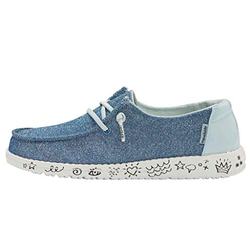 Hey Dude Wendy Youth - Girls Disco Azur Shoe Deals Outlet