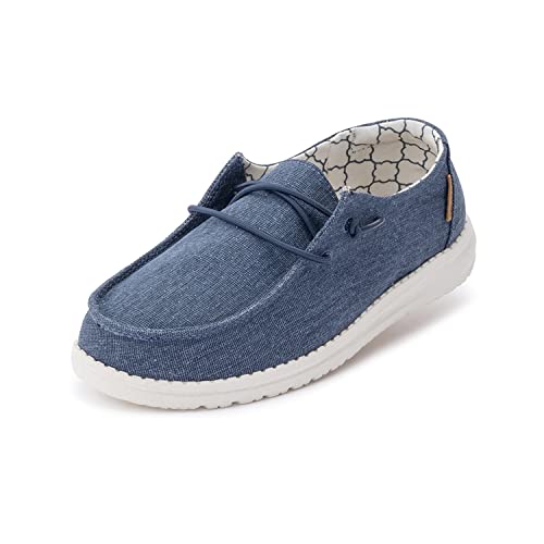 Hey Dude Wendy Youth - Girls Sparkling Denim Shoe Deals Outlet