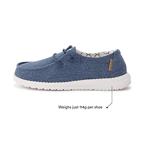 Hey Dude Wendy Youth - Girls Sparkling Denim Shoe Deals Outlet