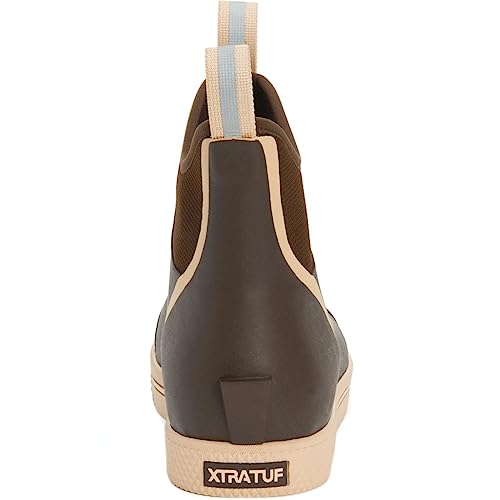 XTRATUF Wheelhouse 6 - Inch Ankle Deck Boot - Men's Brown Shoe Deals Outlet