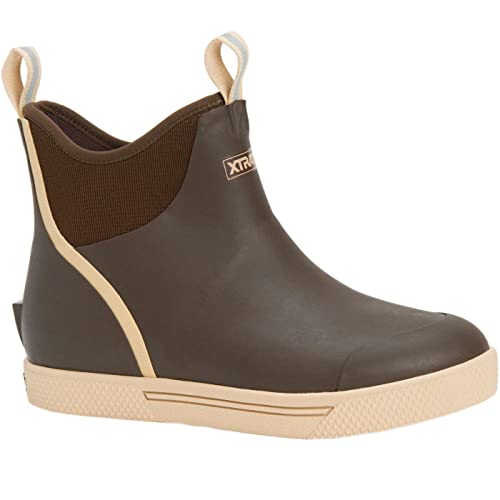 XTRATUF Wheelhouse 6 - Inch Ankle Deck Boot - Men's Brown Shoe Deals Outlet