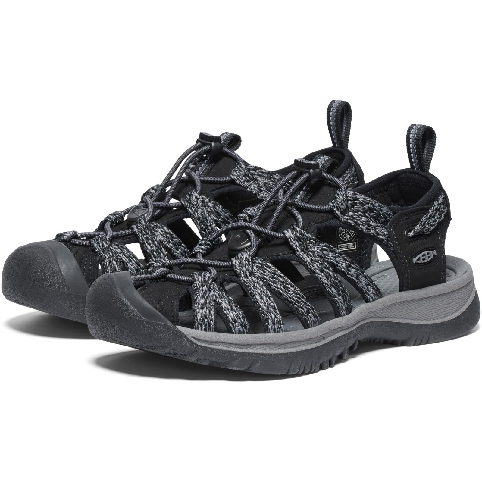 KEEN Whisper - Women's Black/Steel Grey Shoe Deals Outlet
