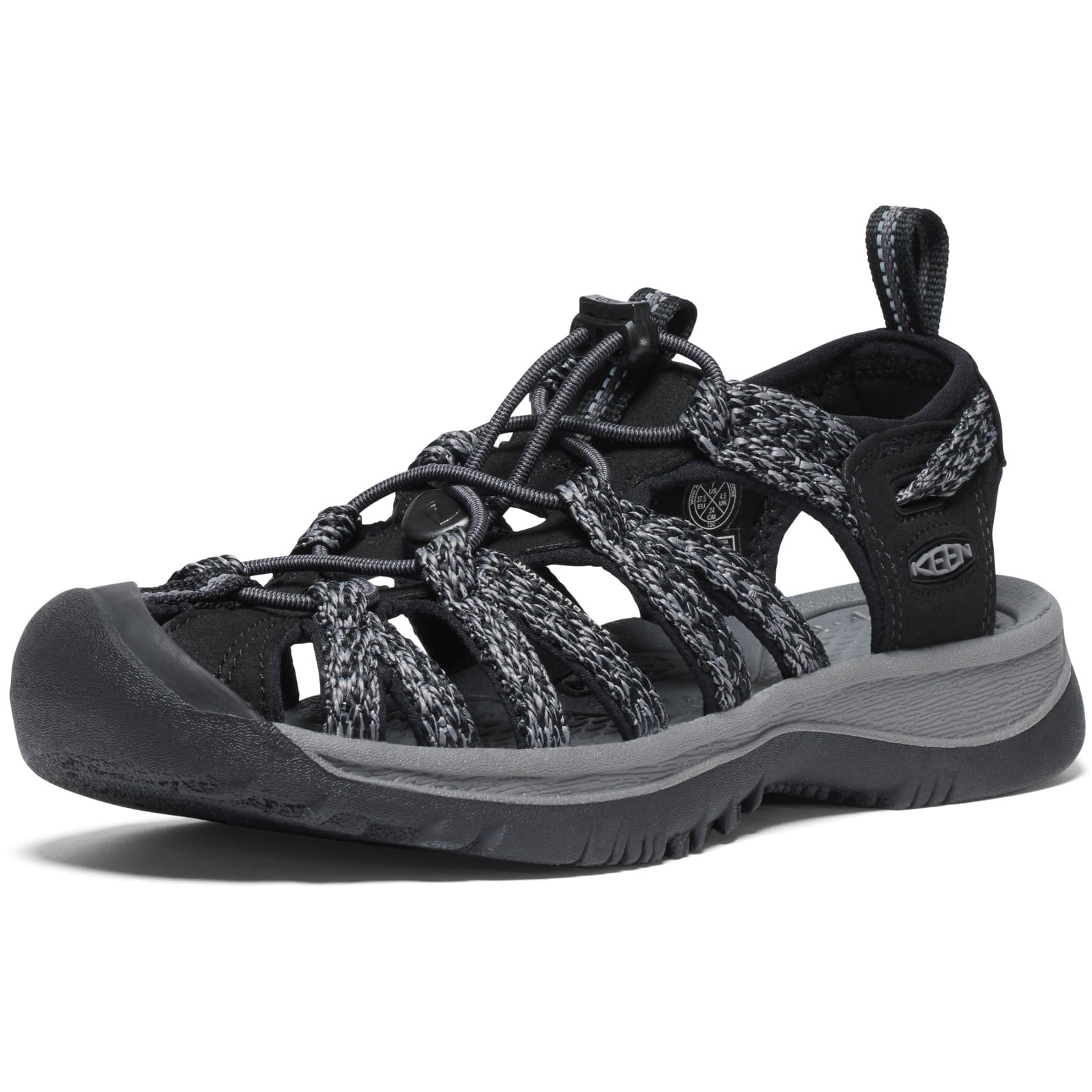 KEEN Whisper - Women's Black/Steel Grey Shoe Deals Outlet