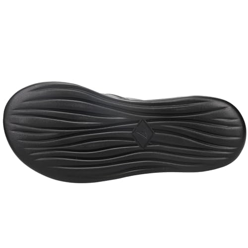 Sperry Windward Float Thong - Men's Black Shoe Deals Outlet