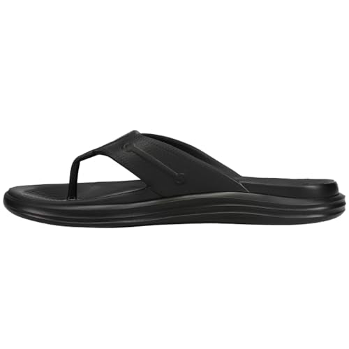 Sperry Windward Float Thong - Men's Black Shoe Deals Outlet