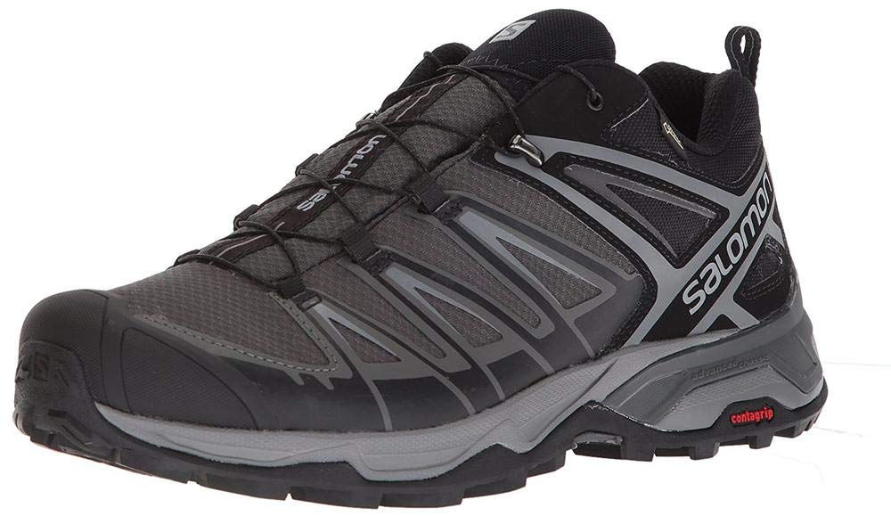 Salomon X Crest GTX - Men's Magnet/Black/Quiet Shade Shoe Deals Outlet