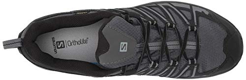 Salomon X Crest GTX - Men's Magnet/Black/Quiet Shade Shoe Deals Outlet