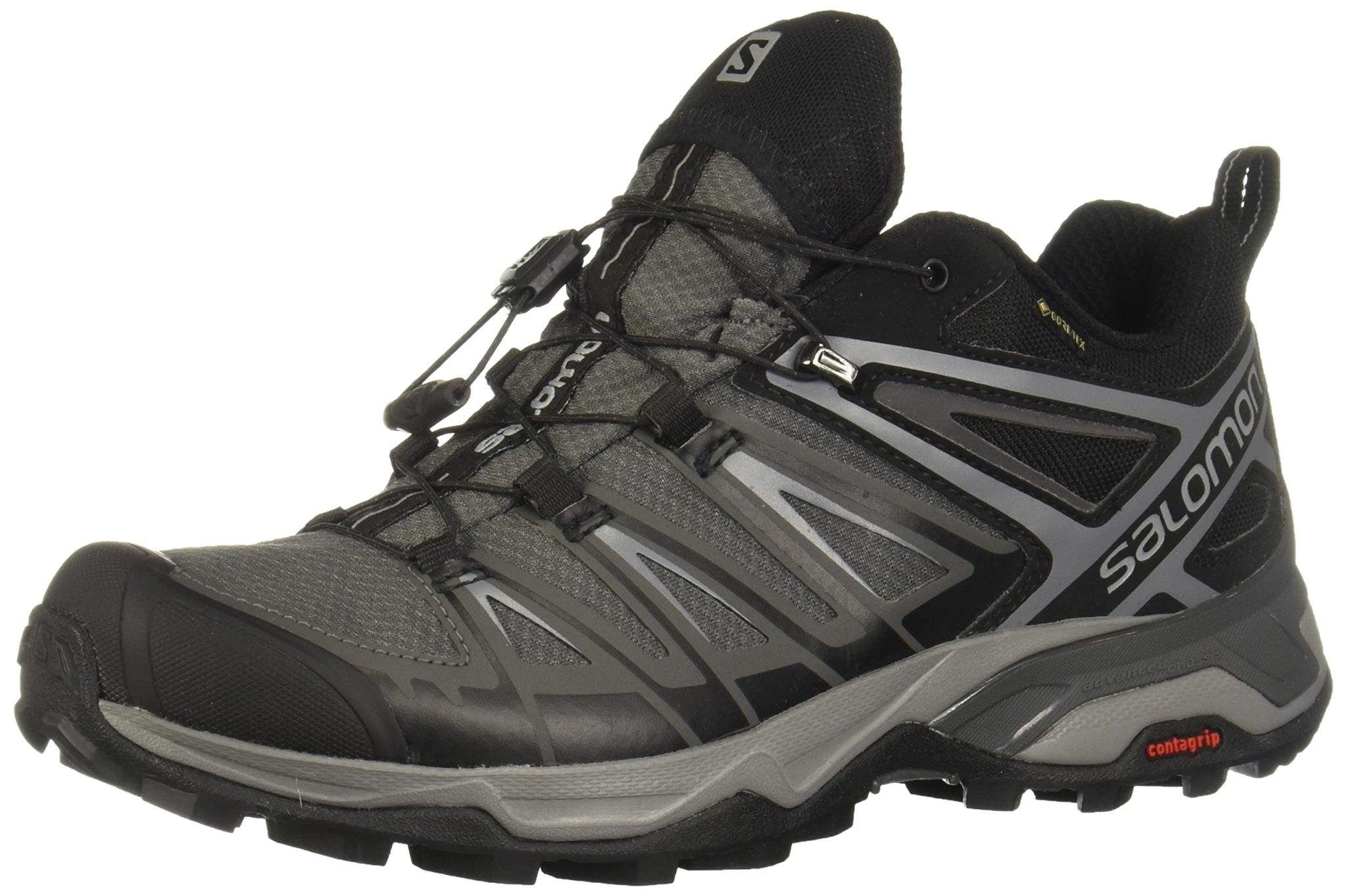 Salomon X Crest GTX - Men's Magnet/Black/Quiet Shade Shoe Deals Outlet