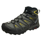 Salomon X Ultra 3 Mid GTX - Men's Castor Gray/Black/Green Sulphur Shoe Deals Outlet