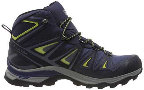 Salomon X Ultra 3 Mid GTX - Women's Crown Blue/Evening Blue/Sunny Lime Shoe Deals Outlet