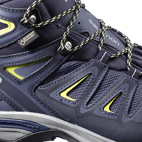 Salomon X Ultra 3 Mid GTX - Women's Crown Blue/Evening Blue/Sunny Lime Shoe Deals Outlet