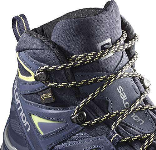 Salomon X Ultra 3 Mid GTX - Women's Crown Blue/Evening Blue/Sunny Lime Shoe Deals Outlet