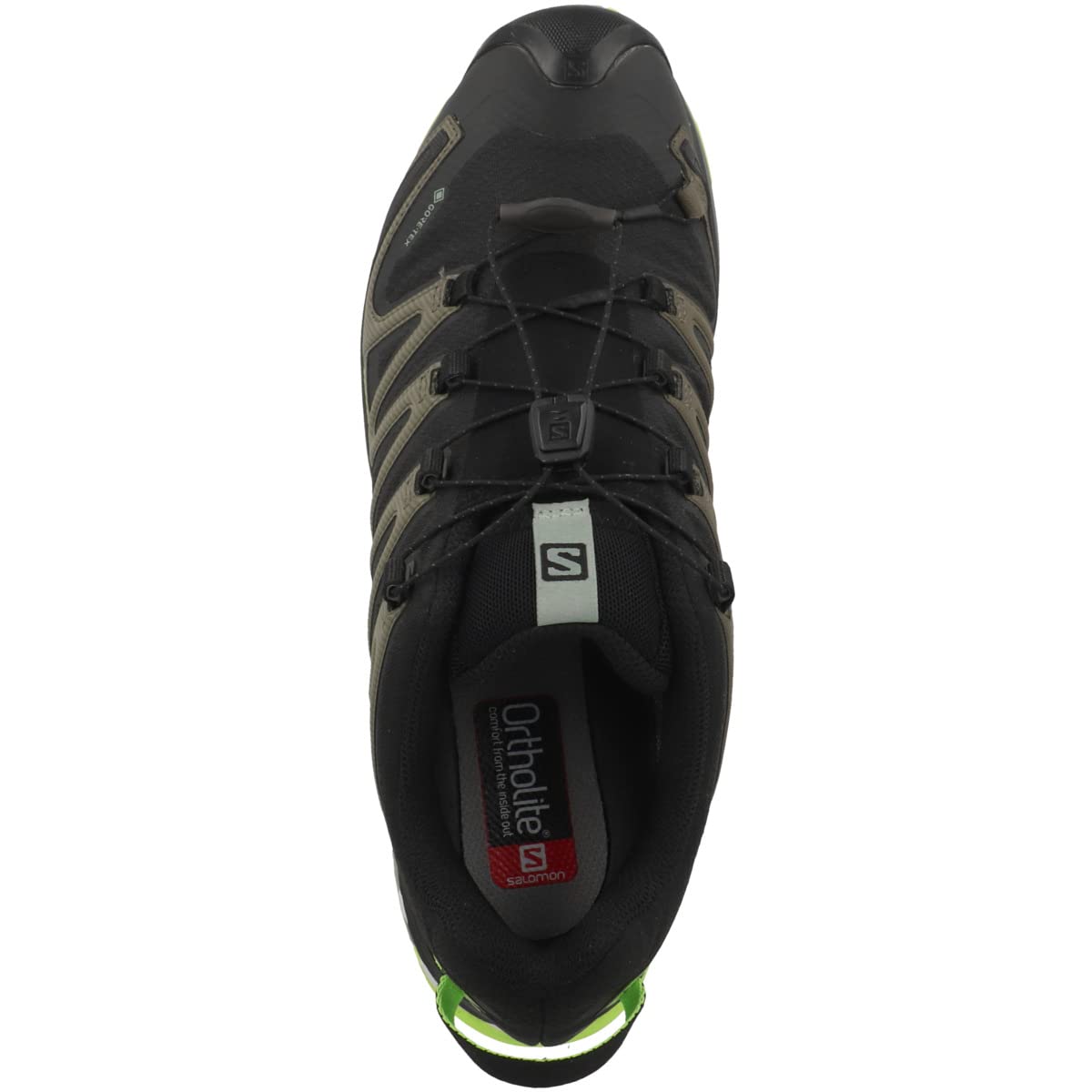 Salomon XA Pro 3D V8 GTX - Men's Black Green Gecko Green Milieu Shoe Deals Outlet