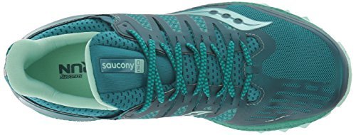 Saucony Xodus ISO 3 - Women's Green/Aqua Shoe Deals Outlet
