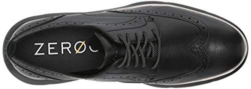 Cole Haan ZeroGrand Omni Wingtip Oxford Derby - Men's Black/Black Shoe Deals Outlet