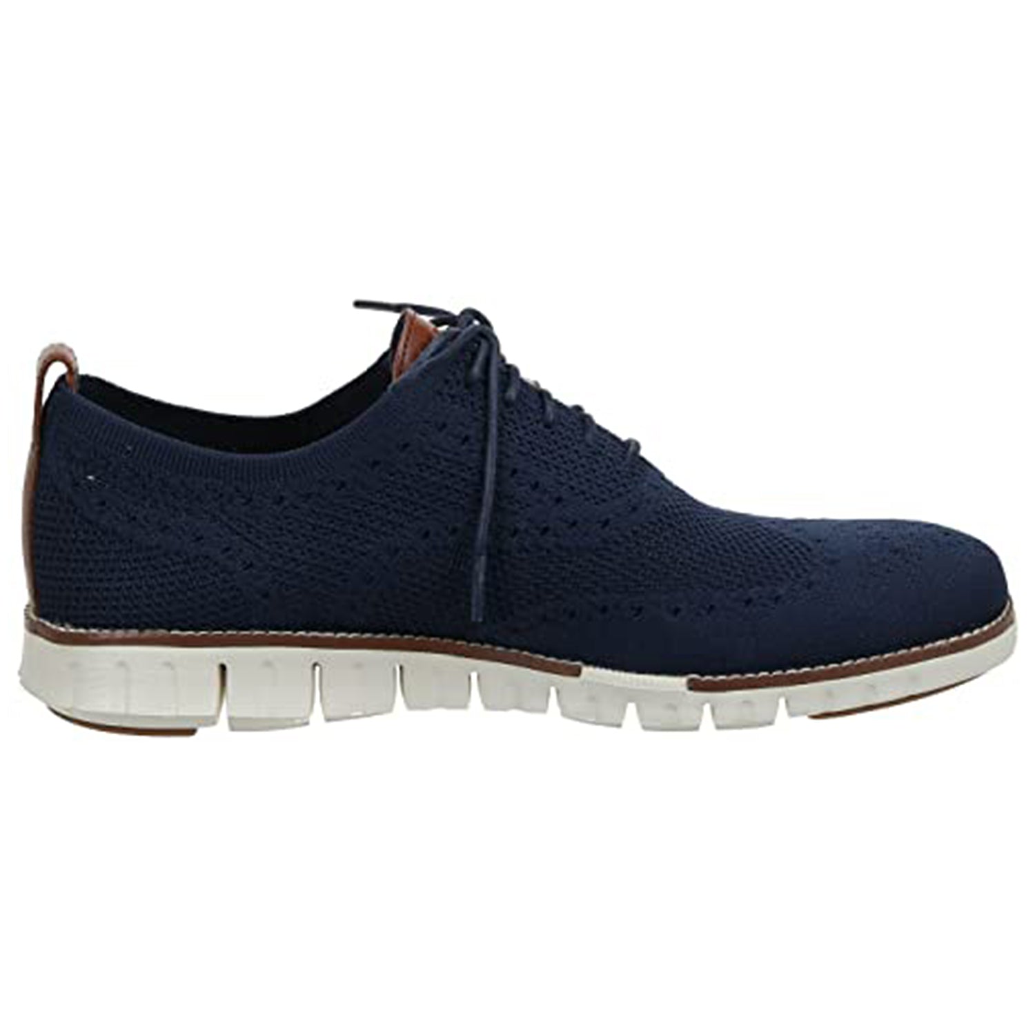 Cole Haan ZeroGrand Stitchlite Wingtip Oxford - Men's Marine/Ivory Shoe Deals Outlet