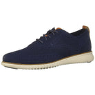 Cole Haan ZeroGrand Stitchlite Wingtip Oxford - Men's Marine Blue/Vapor Grey Shoe Deals Outlet