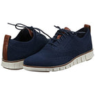 Cole Haan ZeroGrand Stitchlite Wingtip Oxford - Men's Marine/Ivory Shoe Deals Outlet