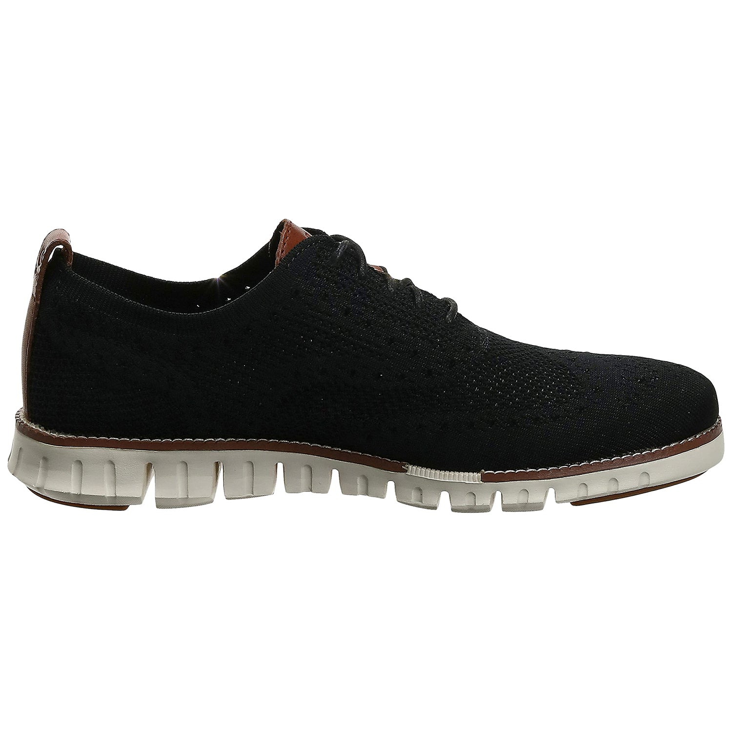Cole Haan ZeroGrand Stitchlite Wingtip Oxford - Men's Black/Ivory Shoe Deals Outlet