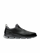 Cole Haan ZeroGrand Wingtip Oxford - Men's Black/Black Shoe Deals Outlet