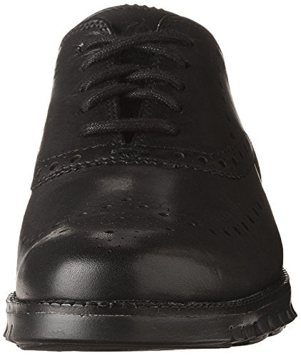 Cole Haan ZeroGrand Wingtip Oxford - Men's Black Closed Holes/Black Shoe Deals Outlet