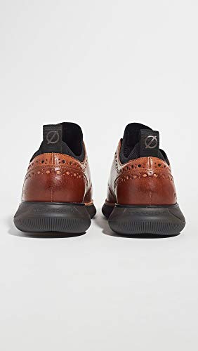 Cole Haan ZeroGrand Wingtip Oxford - Men's British Tan - java Shoe Deals Outlet