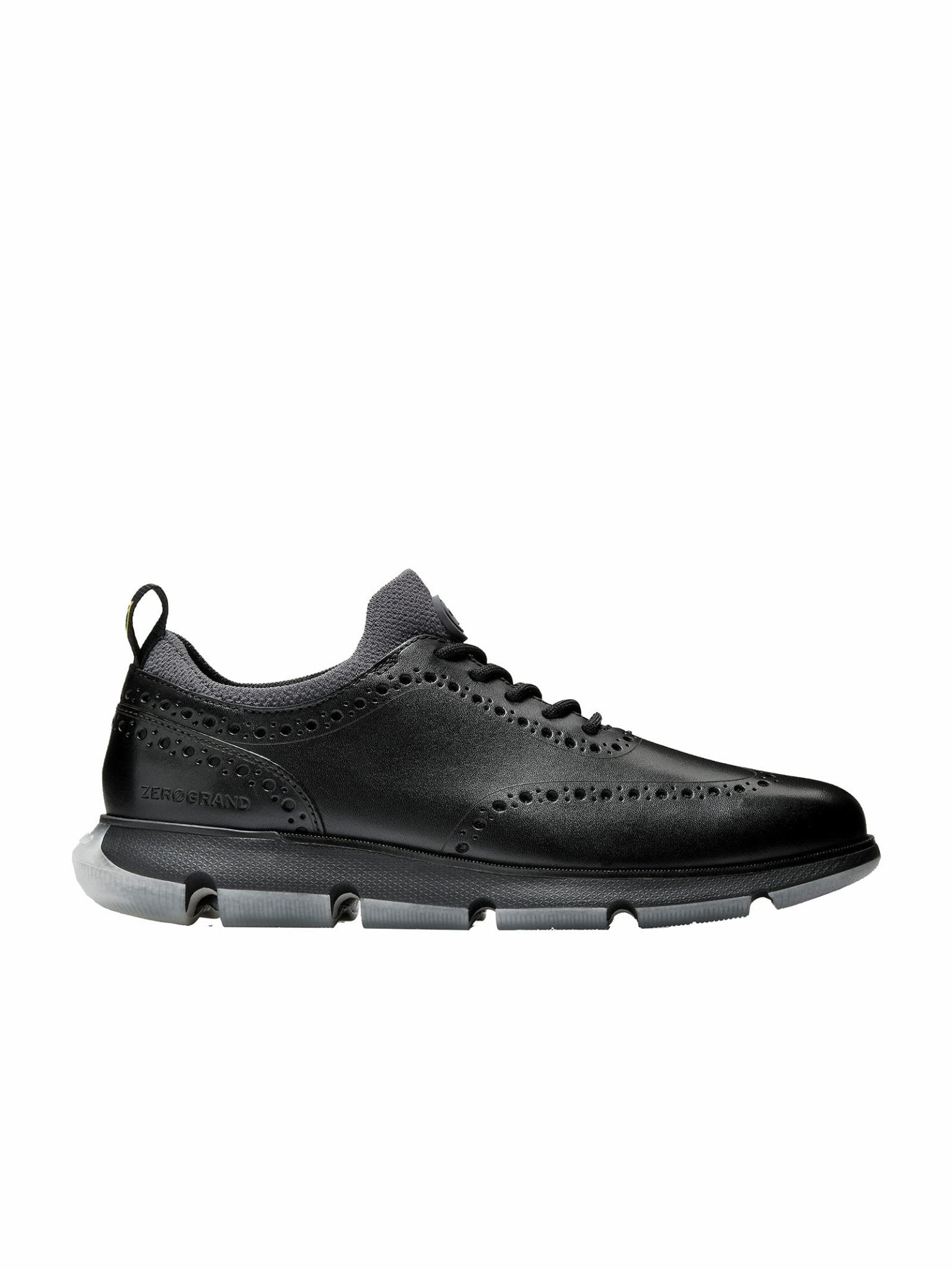 Cole Haan ZeroGrand Wingtip Oxford - Men's Black/Black Shoe Deals Outlet