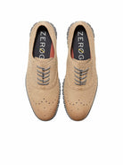 Cole Haan ZeroGrand Wingtip Oxford Seasonal Colors - Men's Ch Birch - charcoal Shoe Deals Outlet