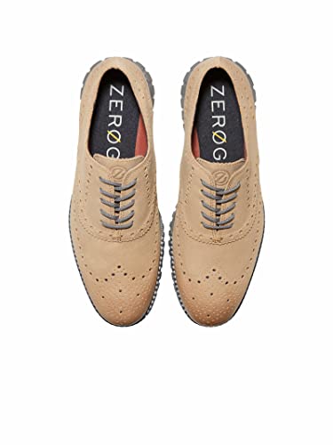 Cole Haan ZeroGrand Wingtip Oxford Seasonal Colors - Men's Ch Birch - charcoal Shoe Deals Outlet