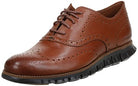Cole Haan ZeroGrand Wingtip Oxford Seasonal Colors - Men's British Tan Leather/Java Shoe Deals Outlet