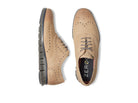 Cole Haan ZeroGrand Wingtip Oxford Seasonal Colors - Men's Birch/Charcoal Gray Shoe Deals Outlet