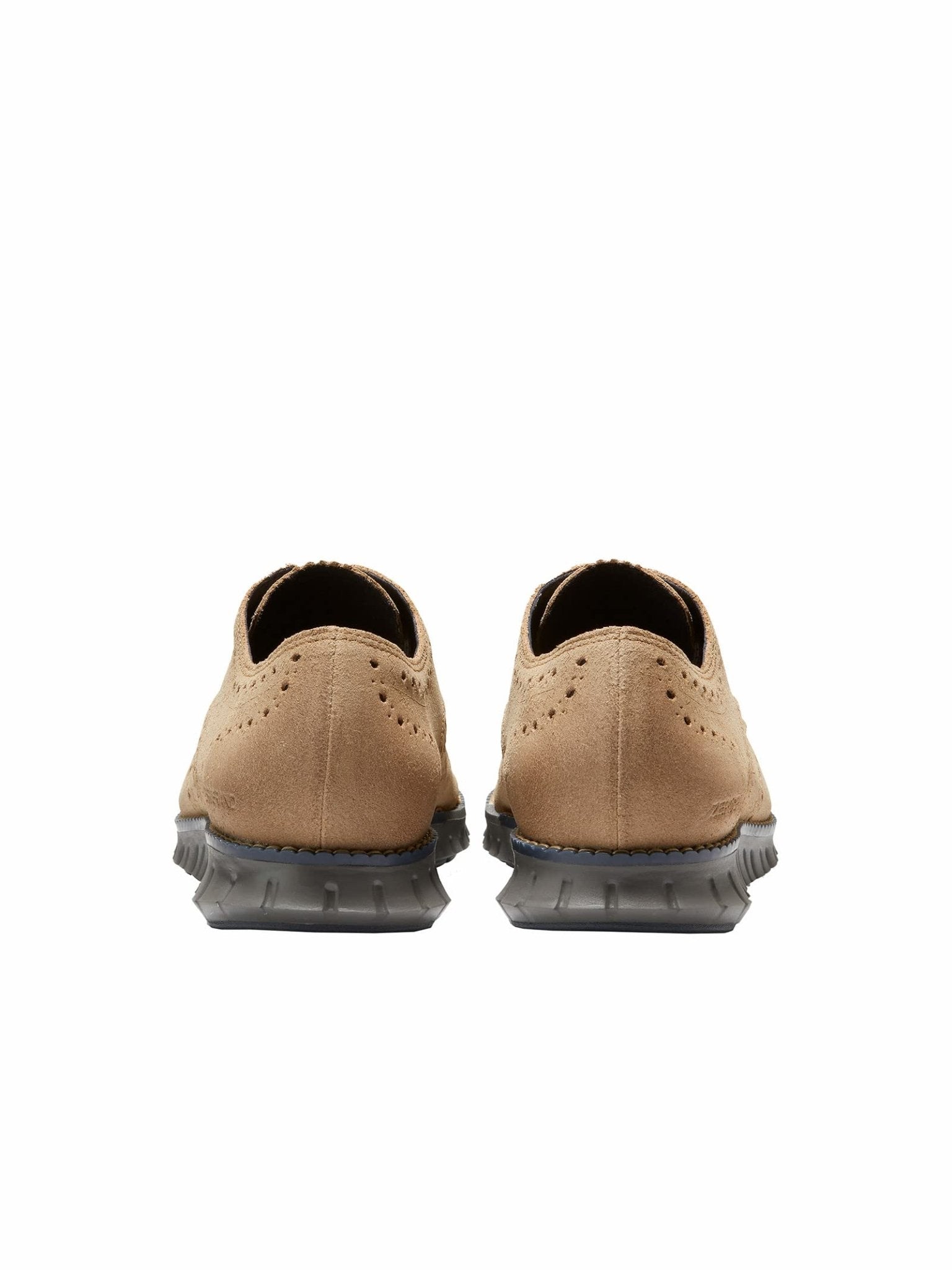 Cole Haan ZeroGrand Wingtip Oxford Seasonal Colors - Men's Ch Birch - charcoal Shoe Deals Outlet