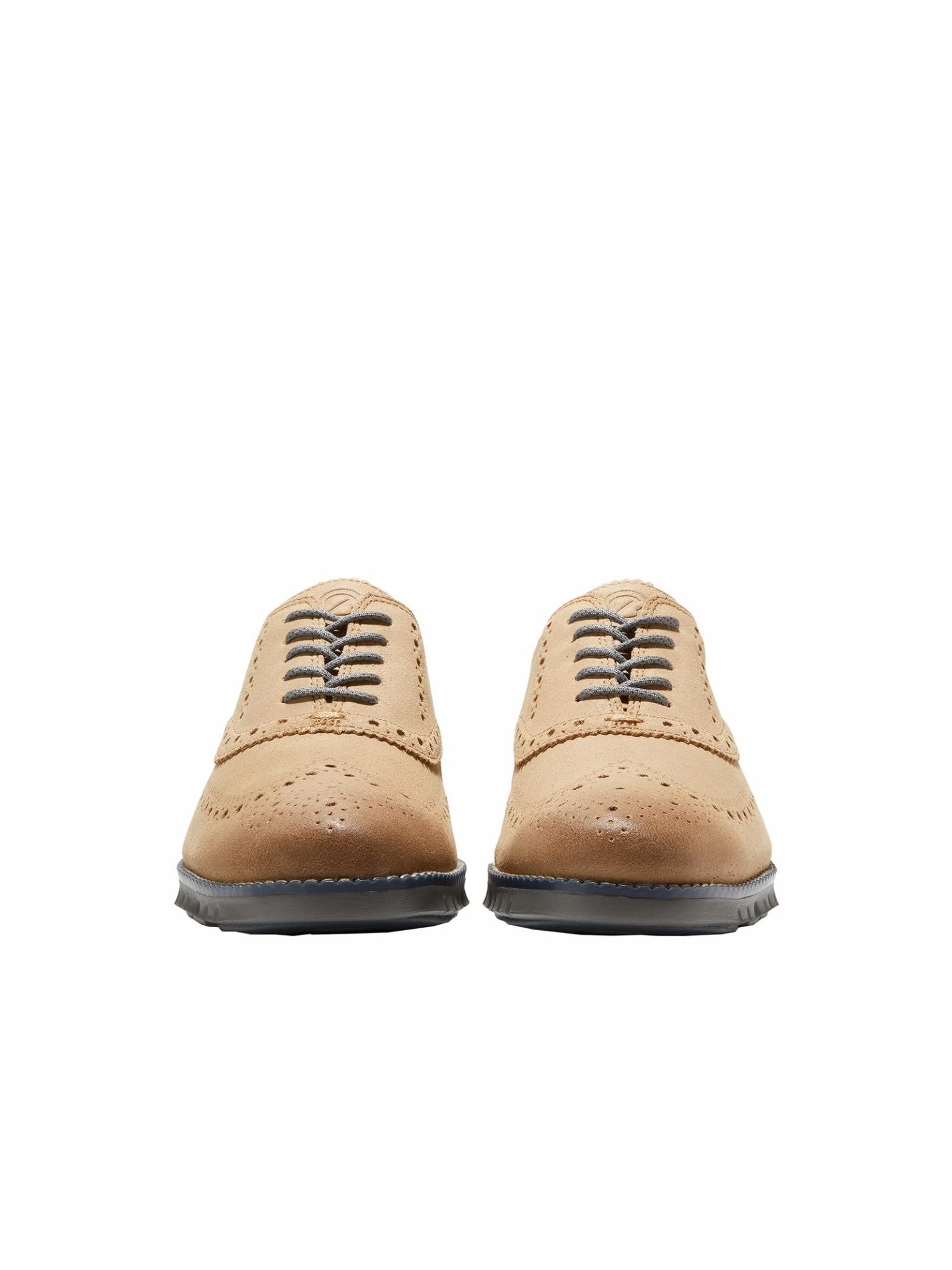 Cole Haan ZeroGrand Wingtip Oxford Seasonal Colors - Men's Ch Birch - charcoal Shoe Deals Outlet