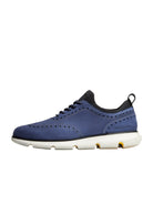 Cole Haan ZeroGrand Wingtip Oxford Seasonal Colors - Men's Marine Blue Nubuck - lunar Rock Shoe Deals Outlet
